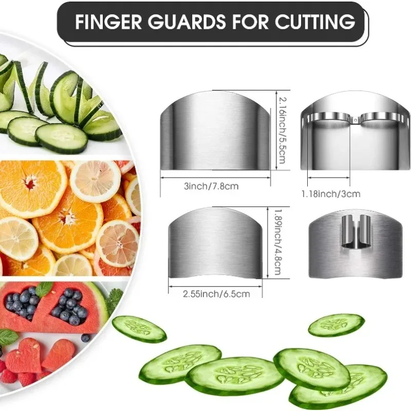 Kitchen Gadgets To Have - Protège-doigts en acier inoxydable, protection de
