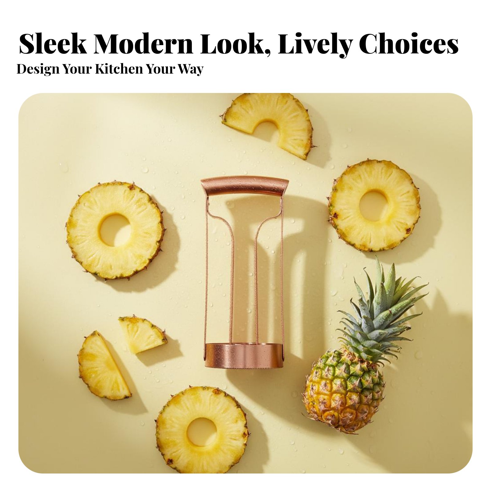 Kitchen Gadgets Vegetable Cutter - Coupe-ananas en acier inoxydable pour retirer