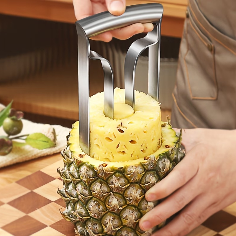 Kitchen Gadgets Vegetable Cutter - Éplucheur, dénoyauteur et trancheur d'ananas en