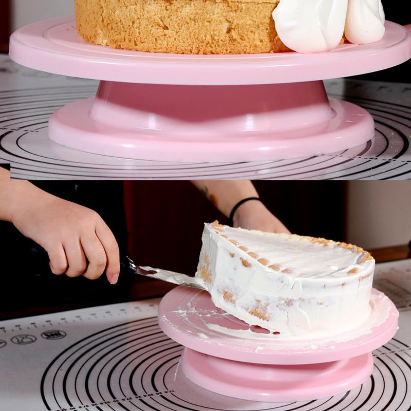 Cake Decorating Turntable - 1 pièce Plateau tournant antidérapant pour