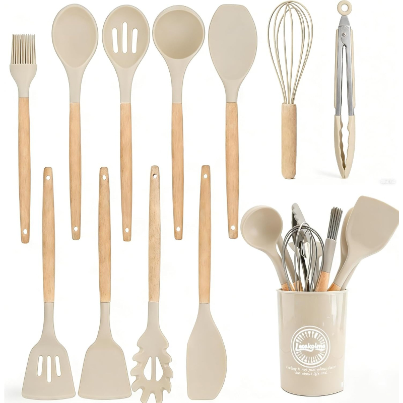 Kitchen Gadgets And Utensils - Ensemble d'ustensiles de cuisine en silicone