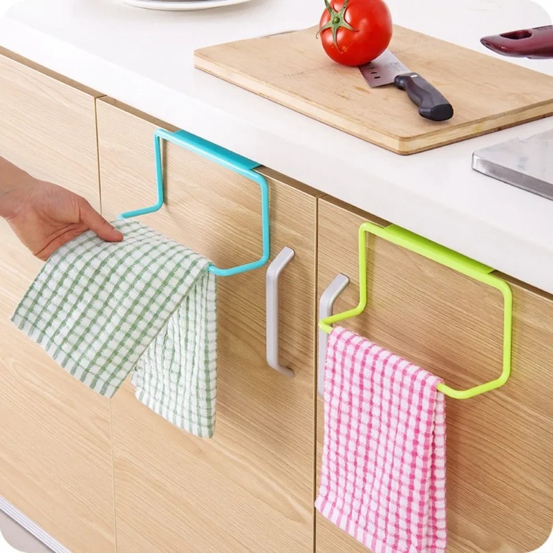 Kitchen Gadgets Storage Ideas - Porte-serviettes suspendu en plastique, 1 pièce,