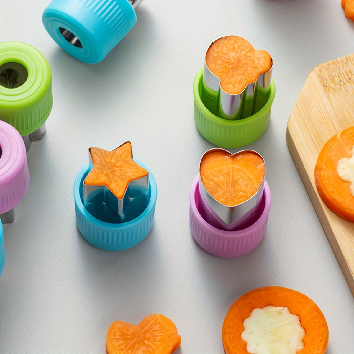Kitchen Gadgets Vegetable Cutter - Coupe-légumes en forme de cœur, manche