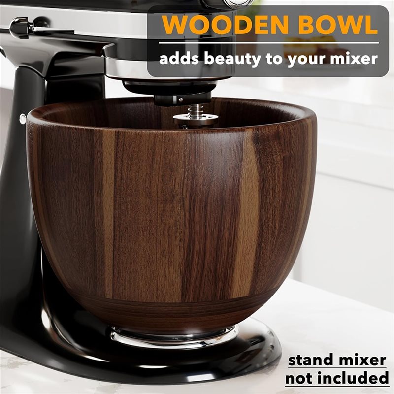 Kitchenaid Mixer Hand Mixer - Support pour bols mélangeurs en bois