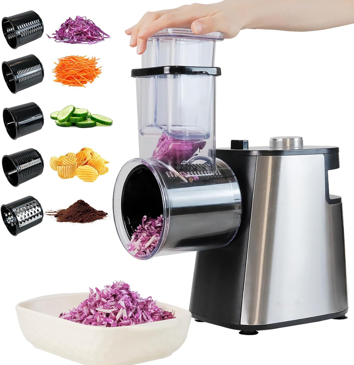Kitchen Gadgets Vegetable Cutter - Trancheuse alimentaire râpe à fromage, Gadget