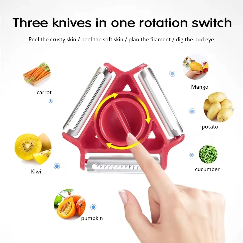 Kitchen Gadgets Vegetable Cutter - 1PC Trio d'ustensiles de cuisine :
