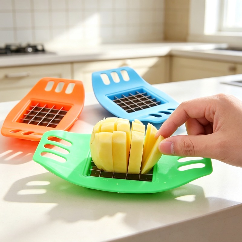 Kitchen Gadgets Vegetable Cutter - Coupe-frites, Coupe-légumes, Hachoir à pommes de