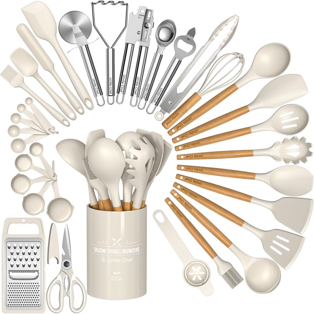 Kitchen Gadgets And Utensils - Ensemble d'ustensiles de cuisine en silicone