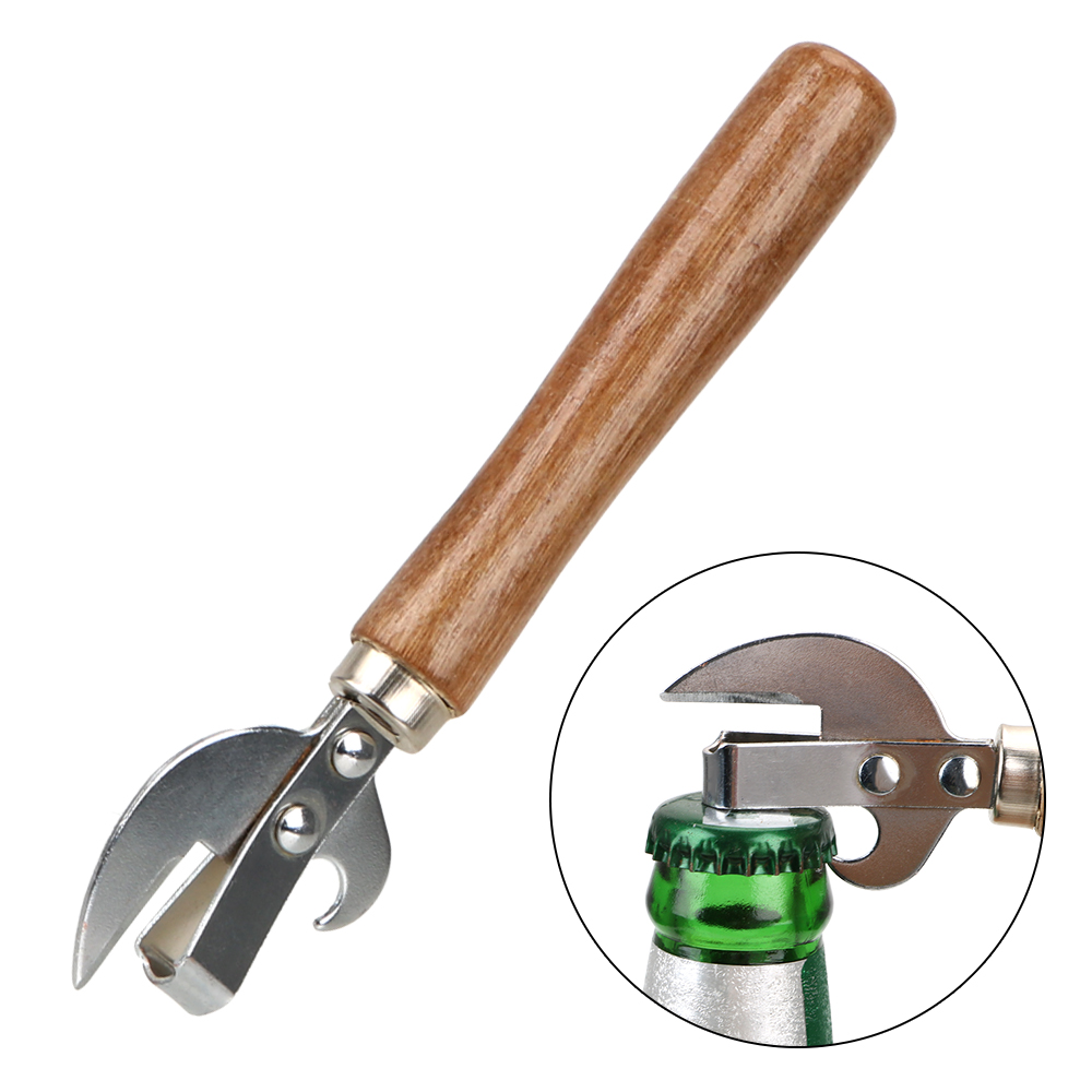 Kitchen Gadgets List - Ouvre-boîte et décapsuleur manuel pour bocaux,