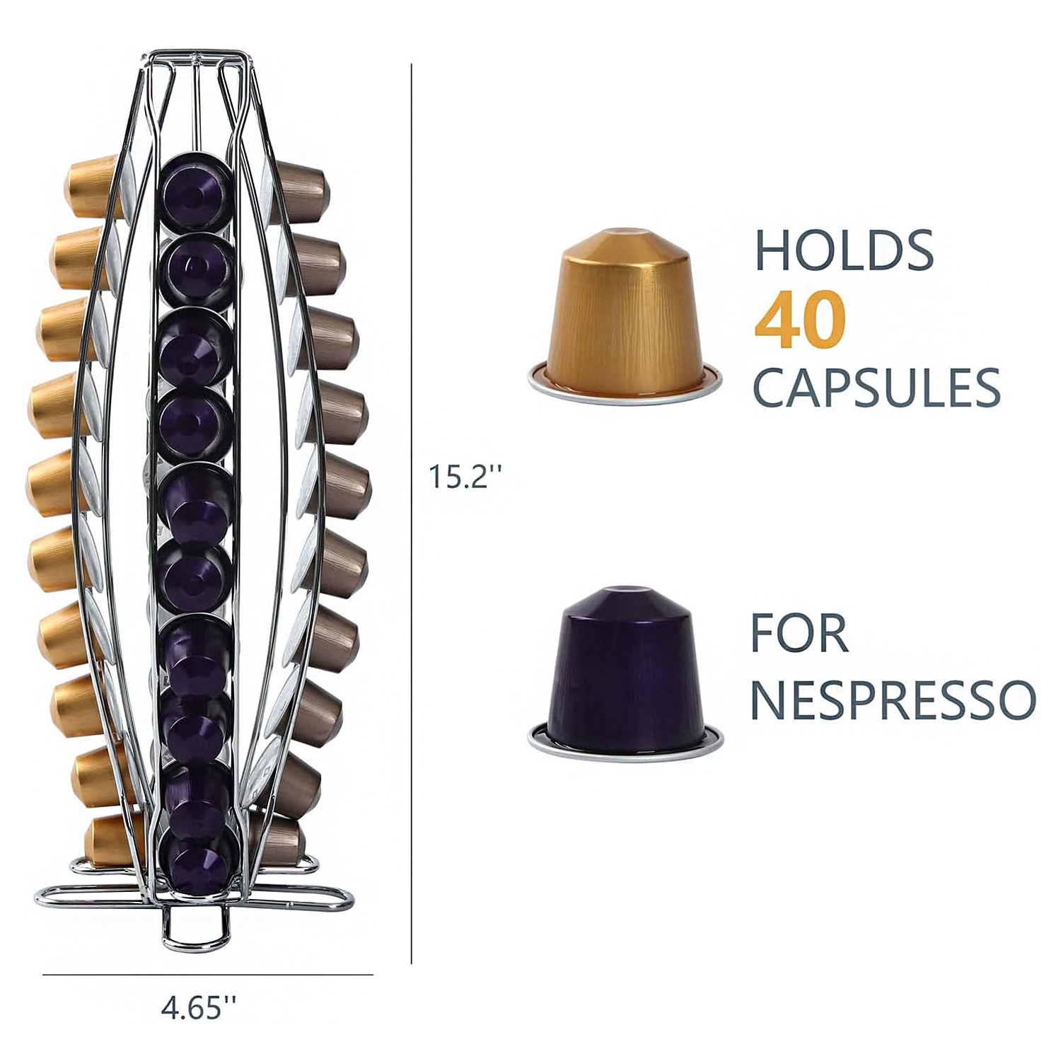 Kitchen Gadgets Storage Ideas - Lorena Support rotatif pour dosettes de