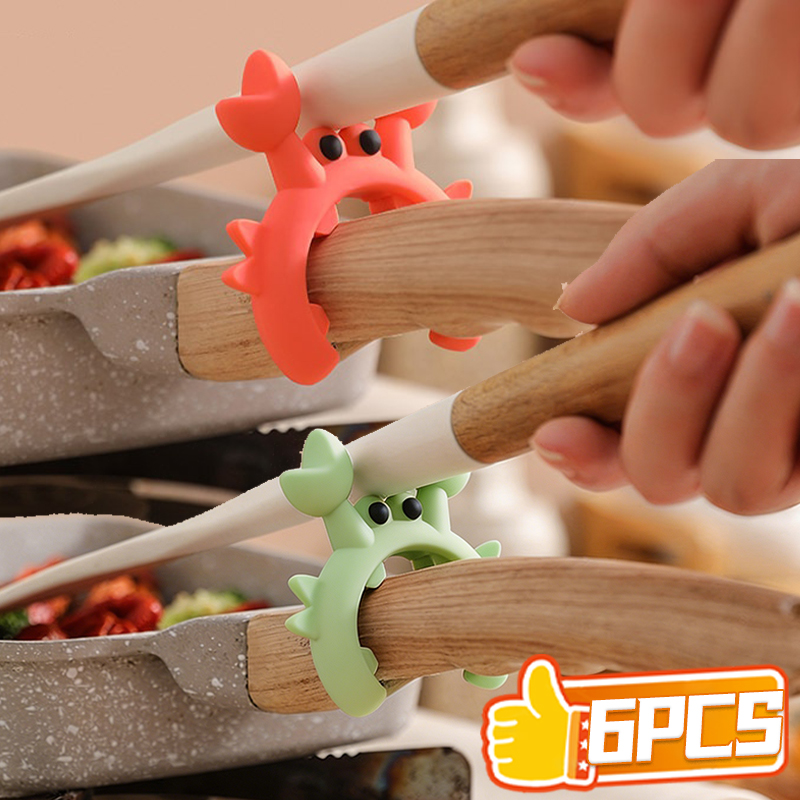 Kitchen Gadgets For Small Kitchens - Support multifonctionnel en silicone pour spatules,