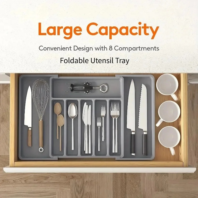 1 pièce – Organisateur de couv - Kitchen Gadgets And Utensils avis et prix