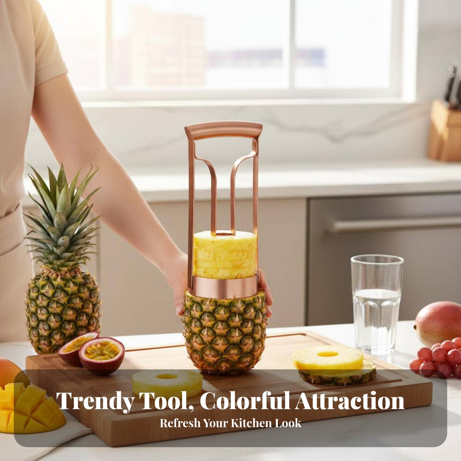 Coupe-ananas en acier inoxydab - Kitchen Gadgets Vegetable Cutter avis et prix