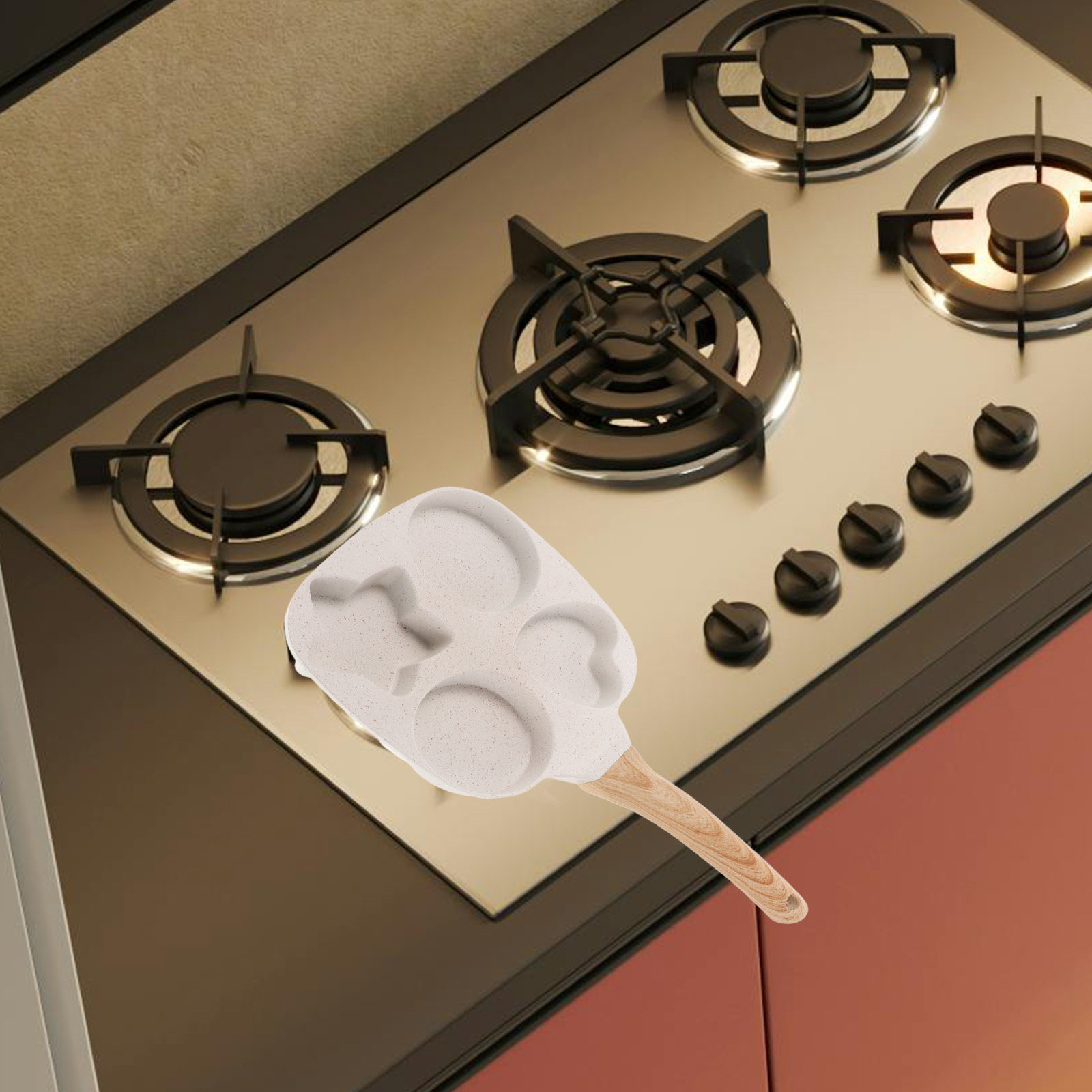 Poêle à œufs antiadhésive à 4  - Kitchen Gadgets For Small Kitchens avis et prix