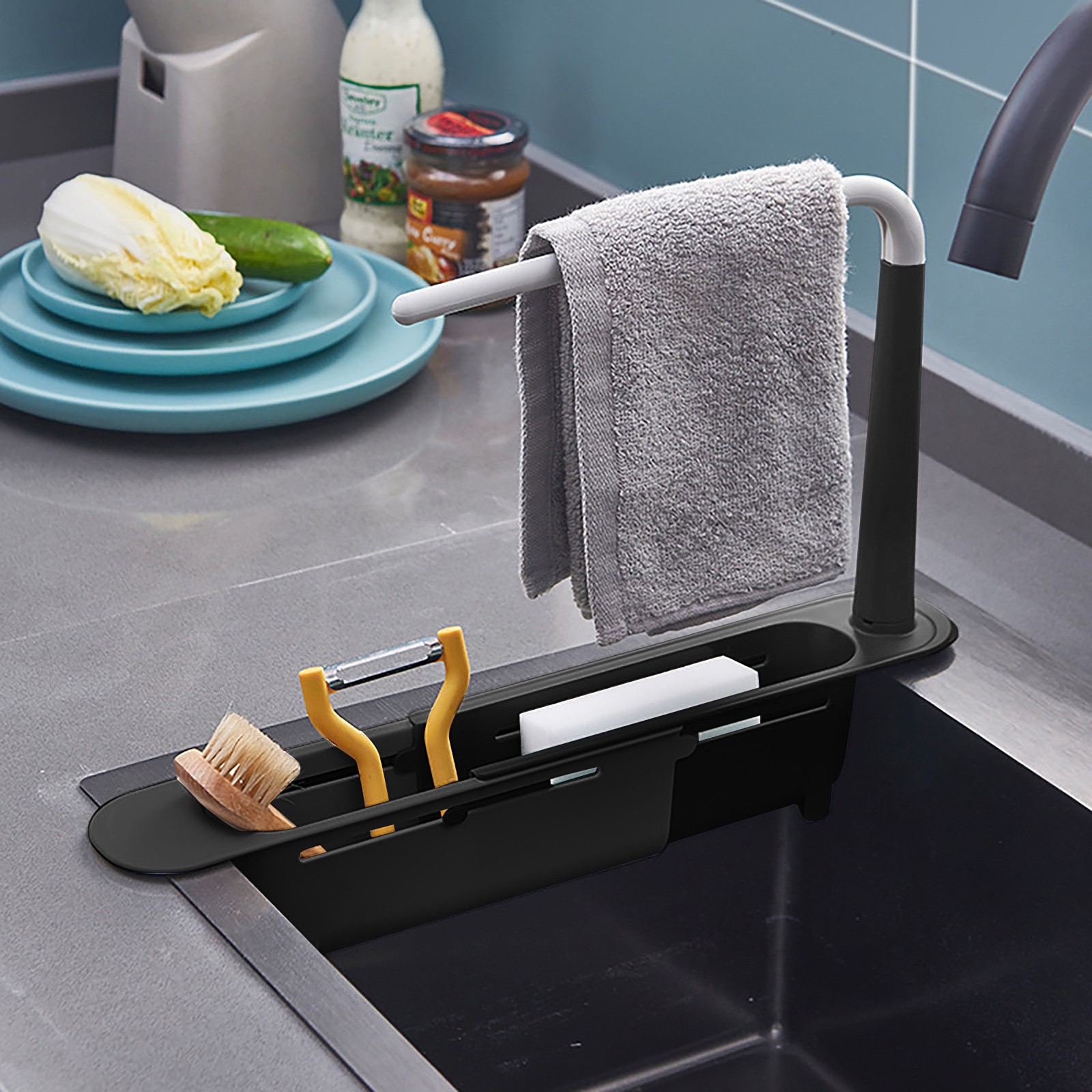 Elescopic-Étagère d'évier de p - Kitchen Gadgets List avis et prix