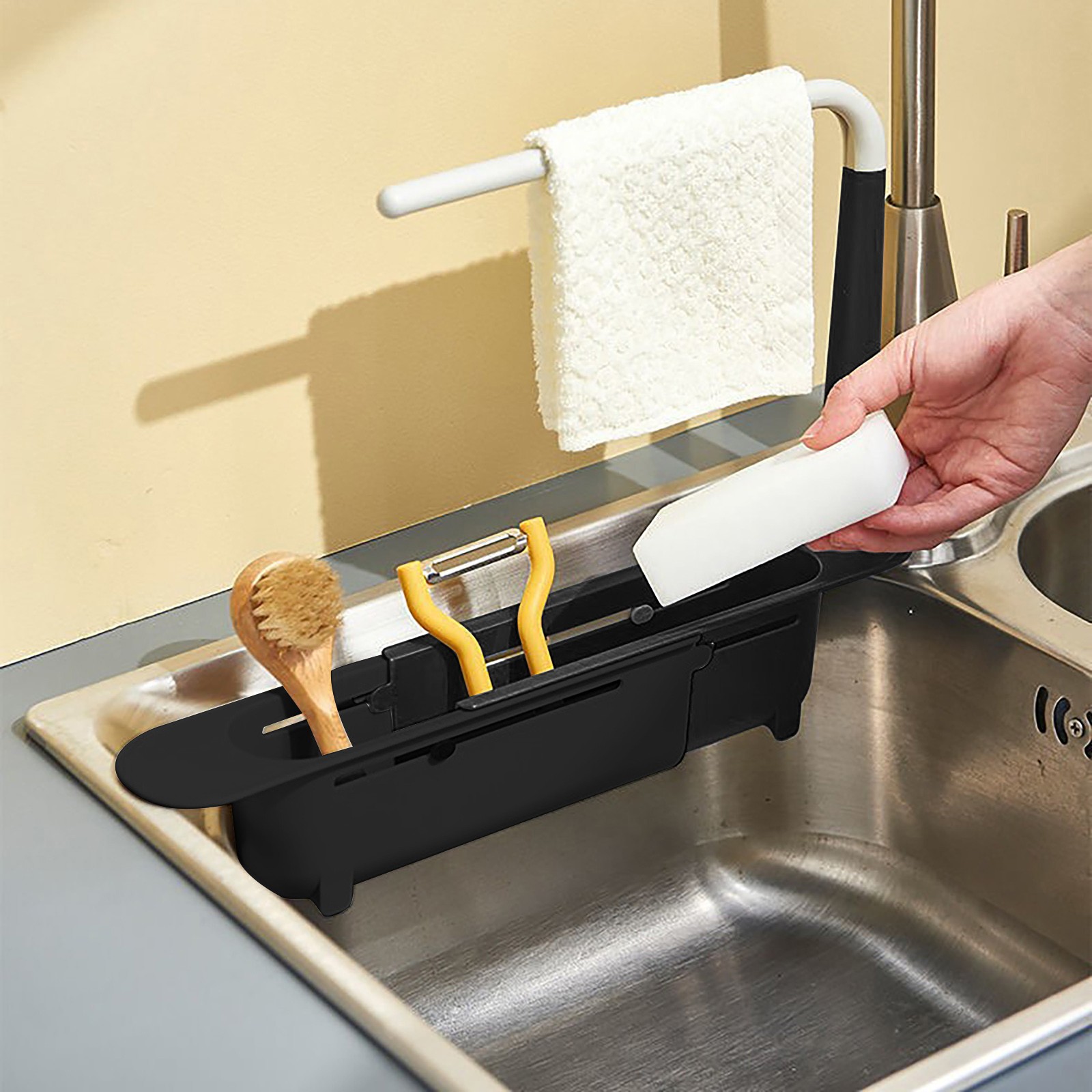 Elescopic-Étagère d'évier de p - Kitchen Gadgets List avis et prix