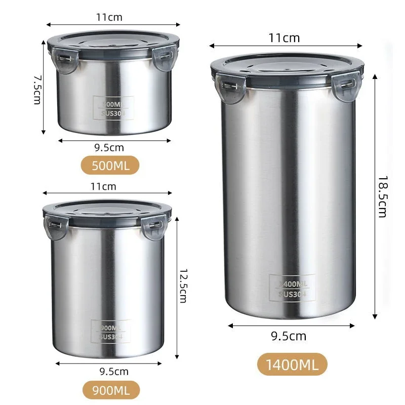 Récipient alimentaire en acier - Kitchen Gadgets Storage Ideas avis et prix