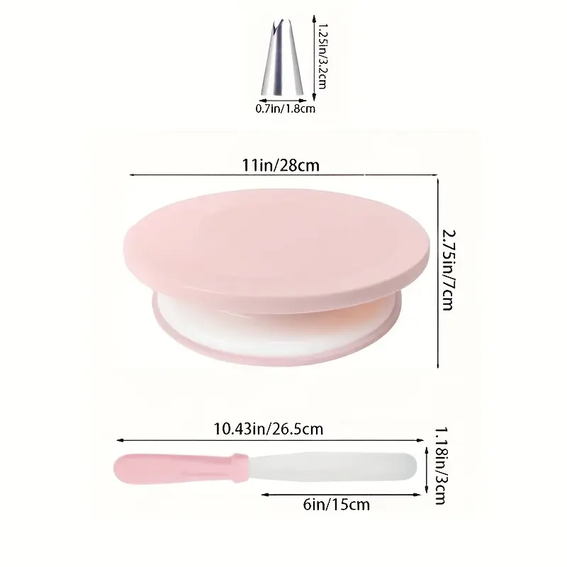 Kit de décoration de gâteaux a - Cake Decorating Turntable avis et prix