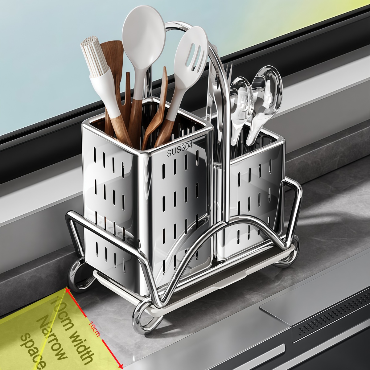 Organisateur de couverts de cu - Kitchen Gadgets And Utensils avis et prix