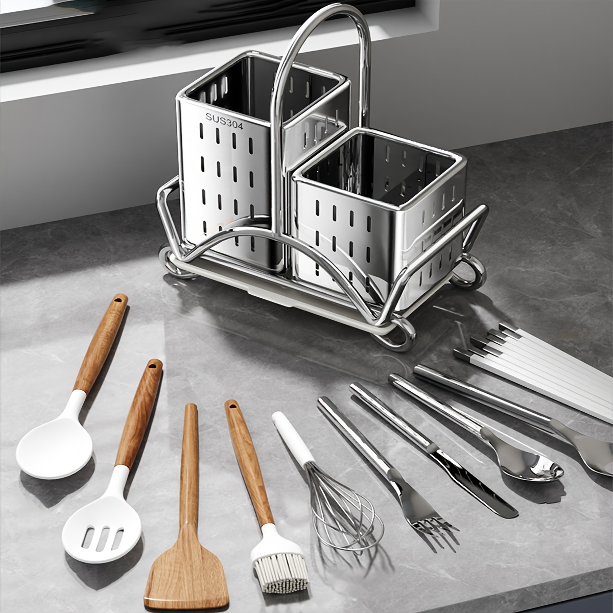 Organisateur de couverts de cu - Kitchen Gadgets And Utensils avis et prix
