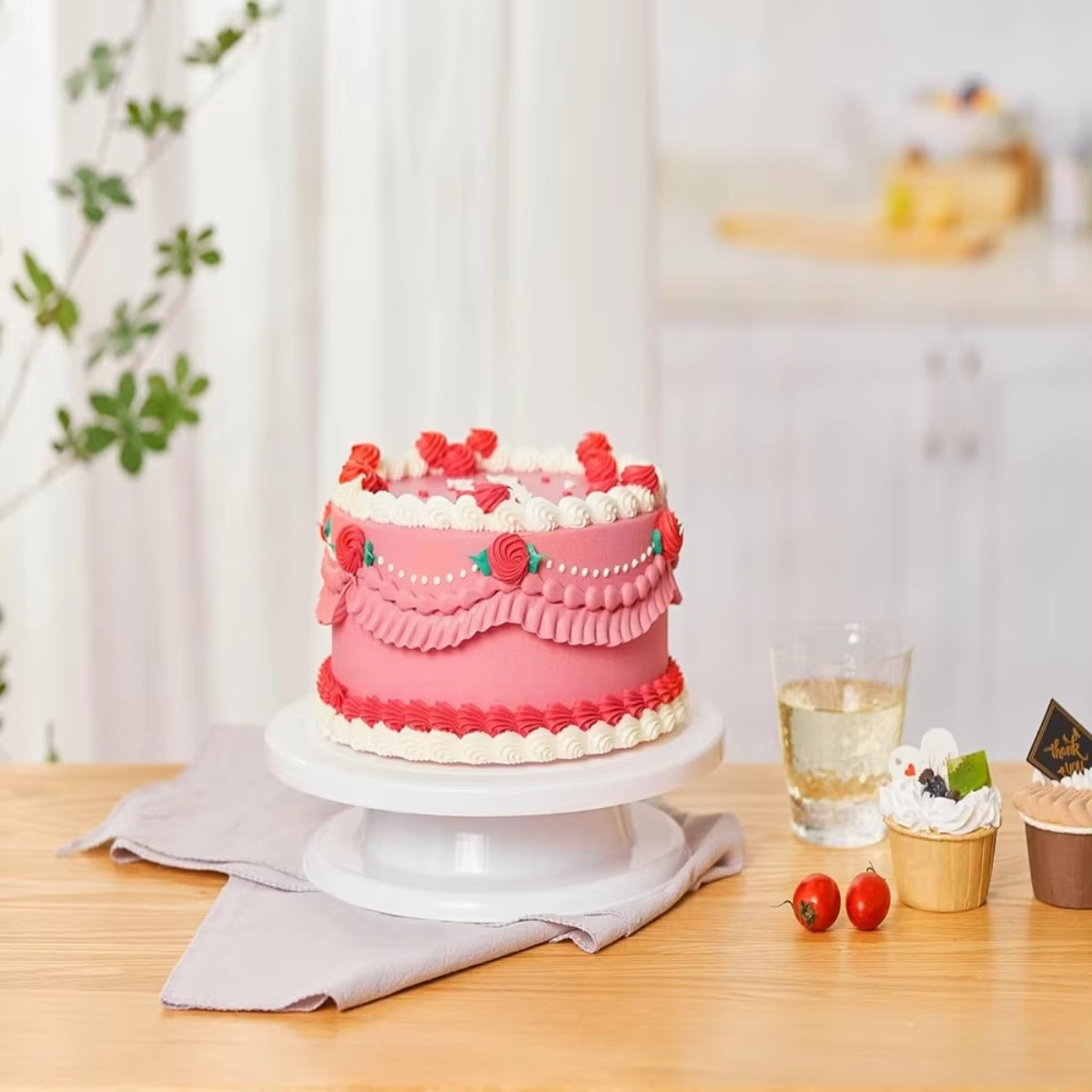 Plateau tournant antidérapant  - Cake Decorating Turntable avis et prix