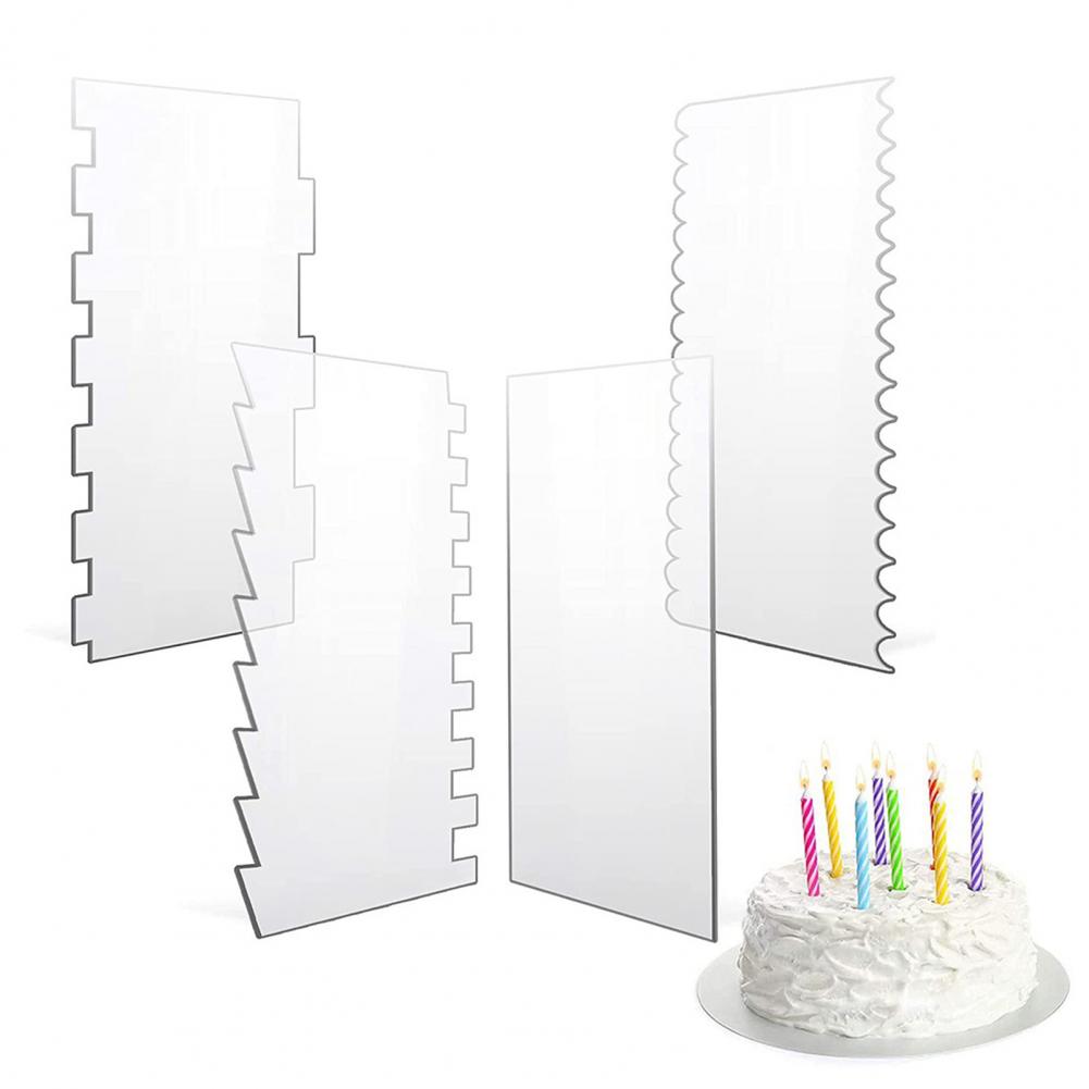Ensemble de 4 peignes à gâteau - Cake Decorating Turntable avis et prix